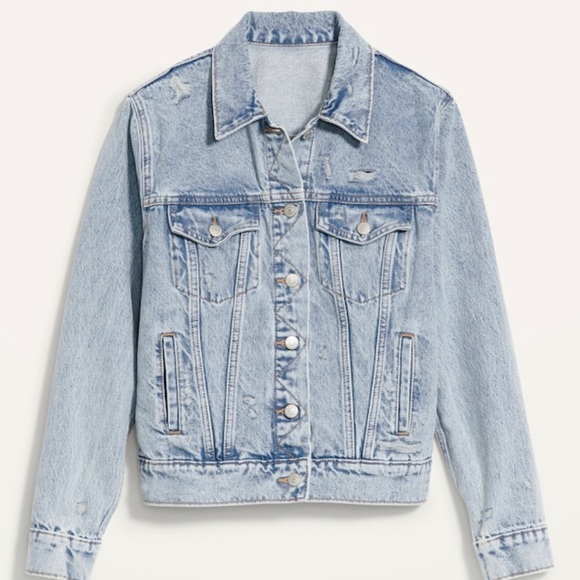 NWT Old Navy Jean Jacket - Light Wash - Picture 1 of 10